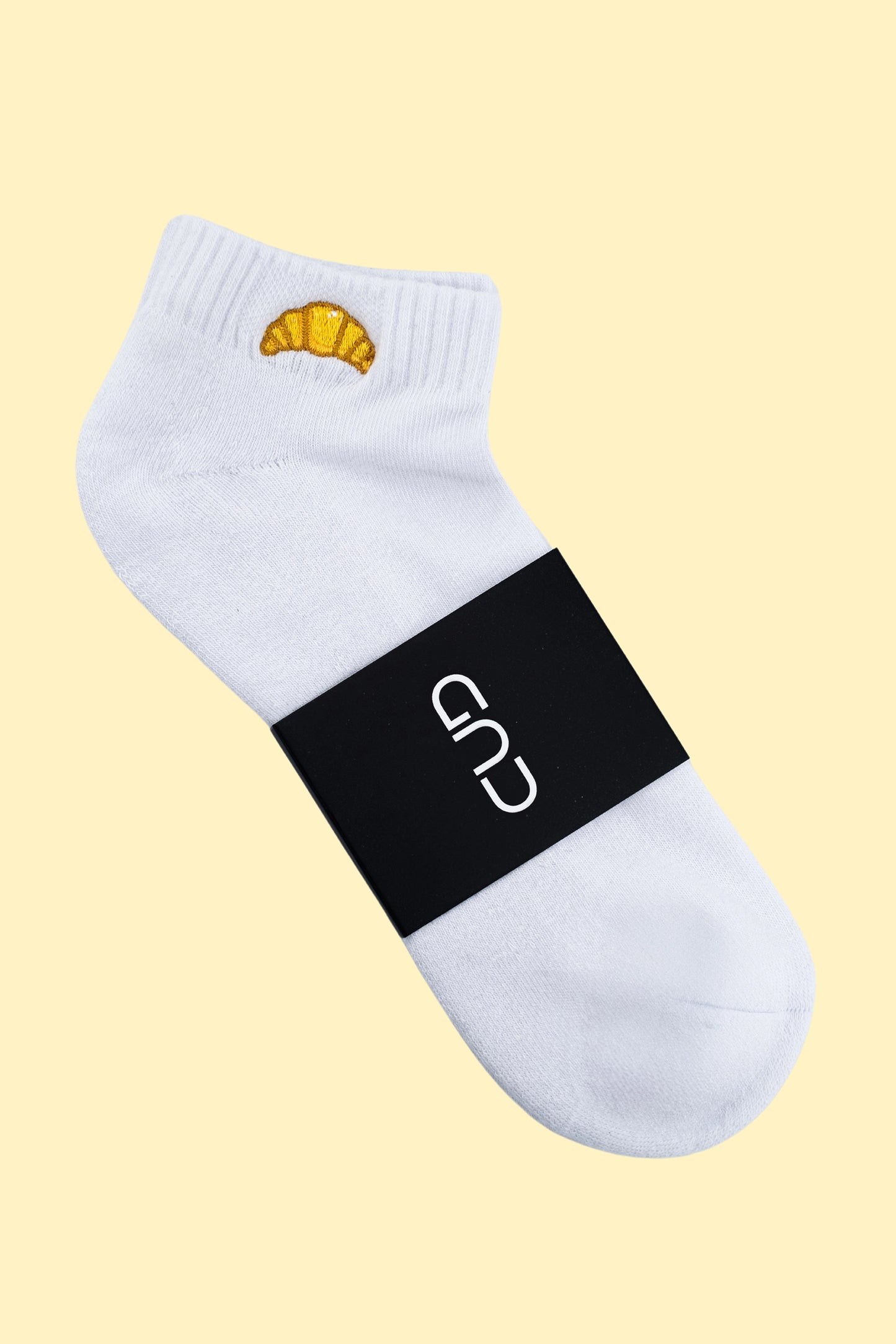 Gnu Socke kurz Don't Croissant The Line