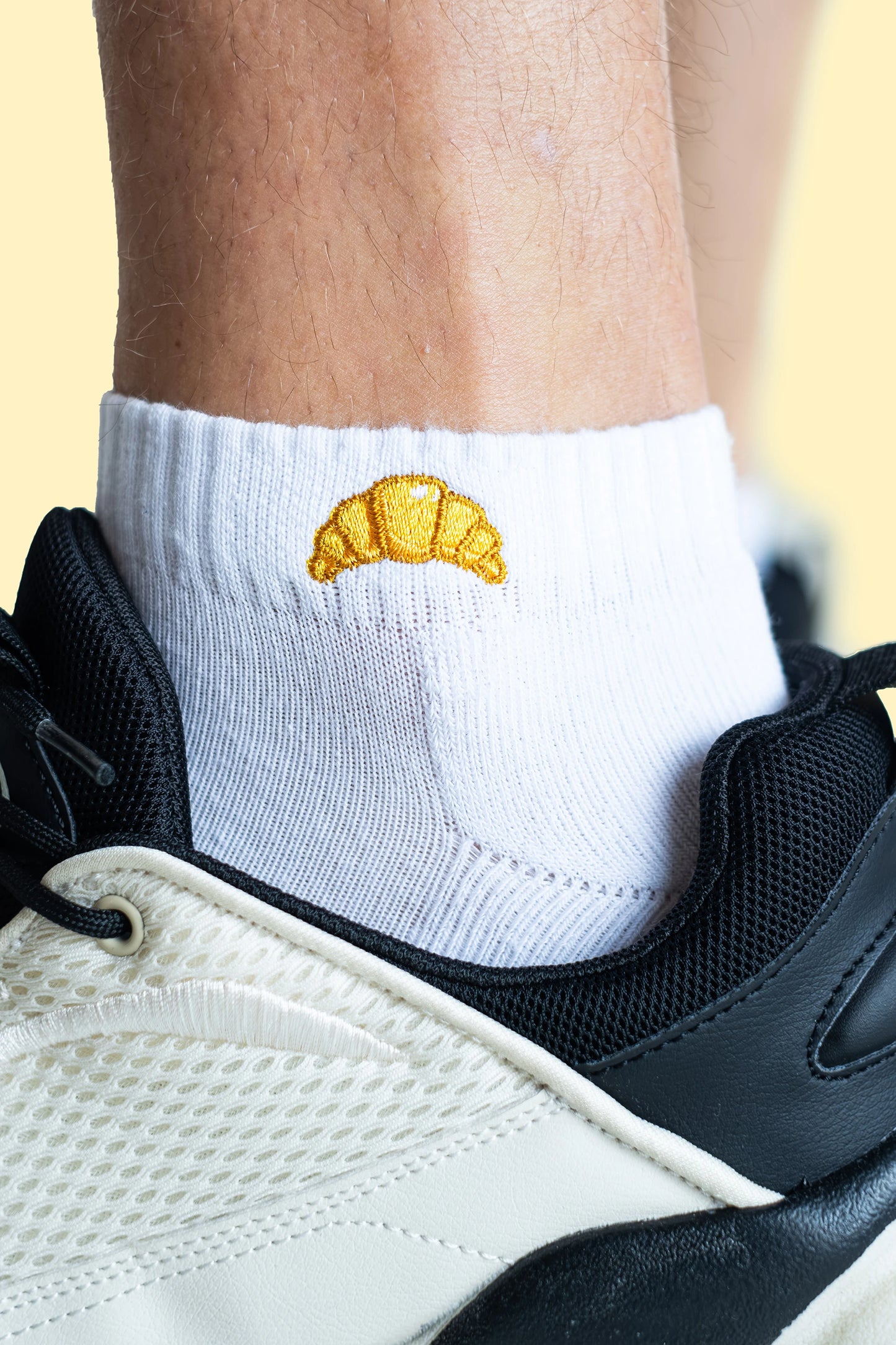 Gnu Socke kurz Don't Croissant The Line
