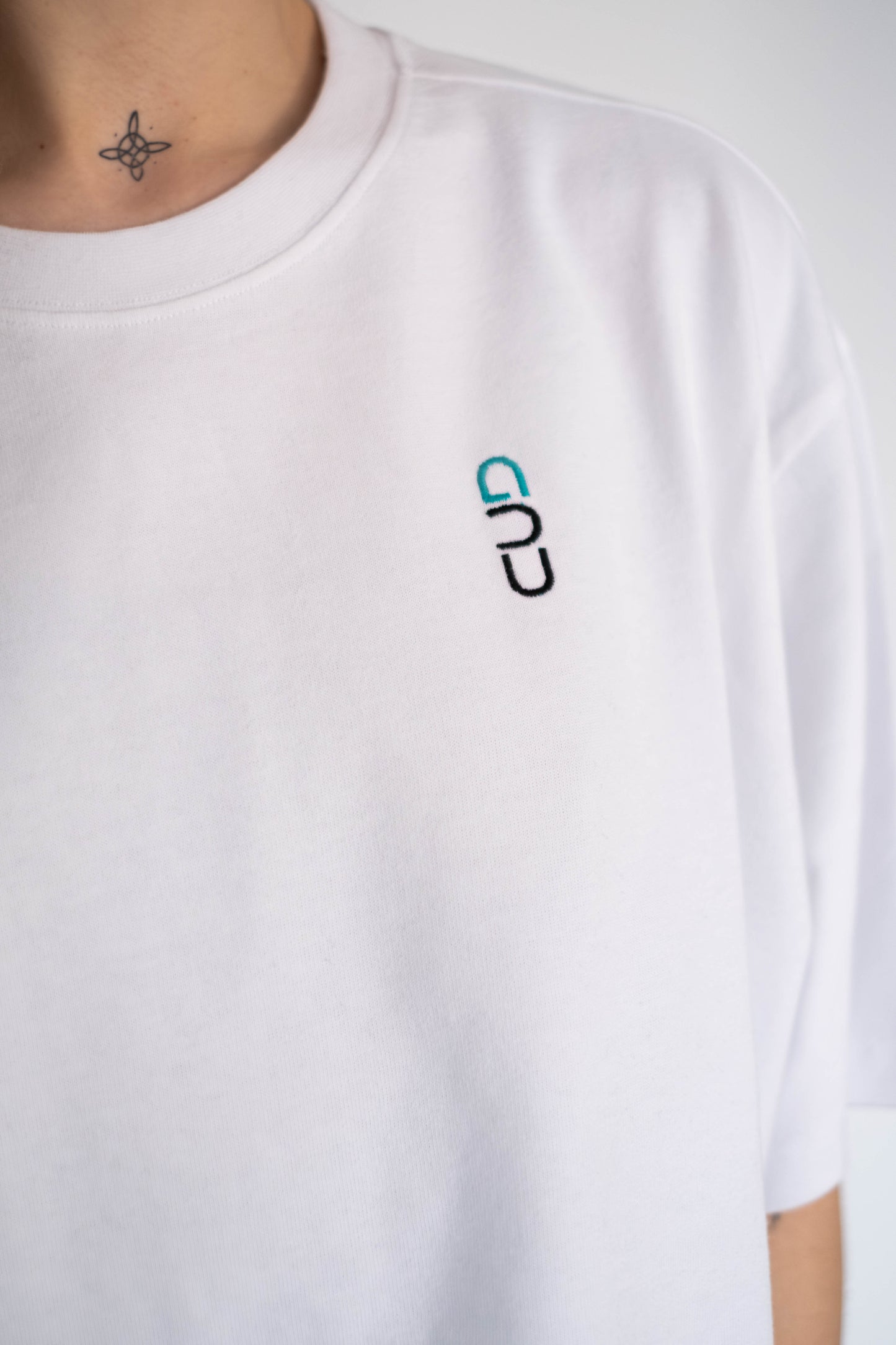 Oversized Tee – Gnu Basic White