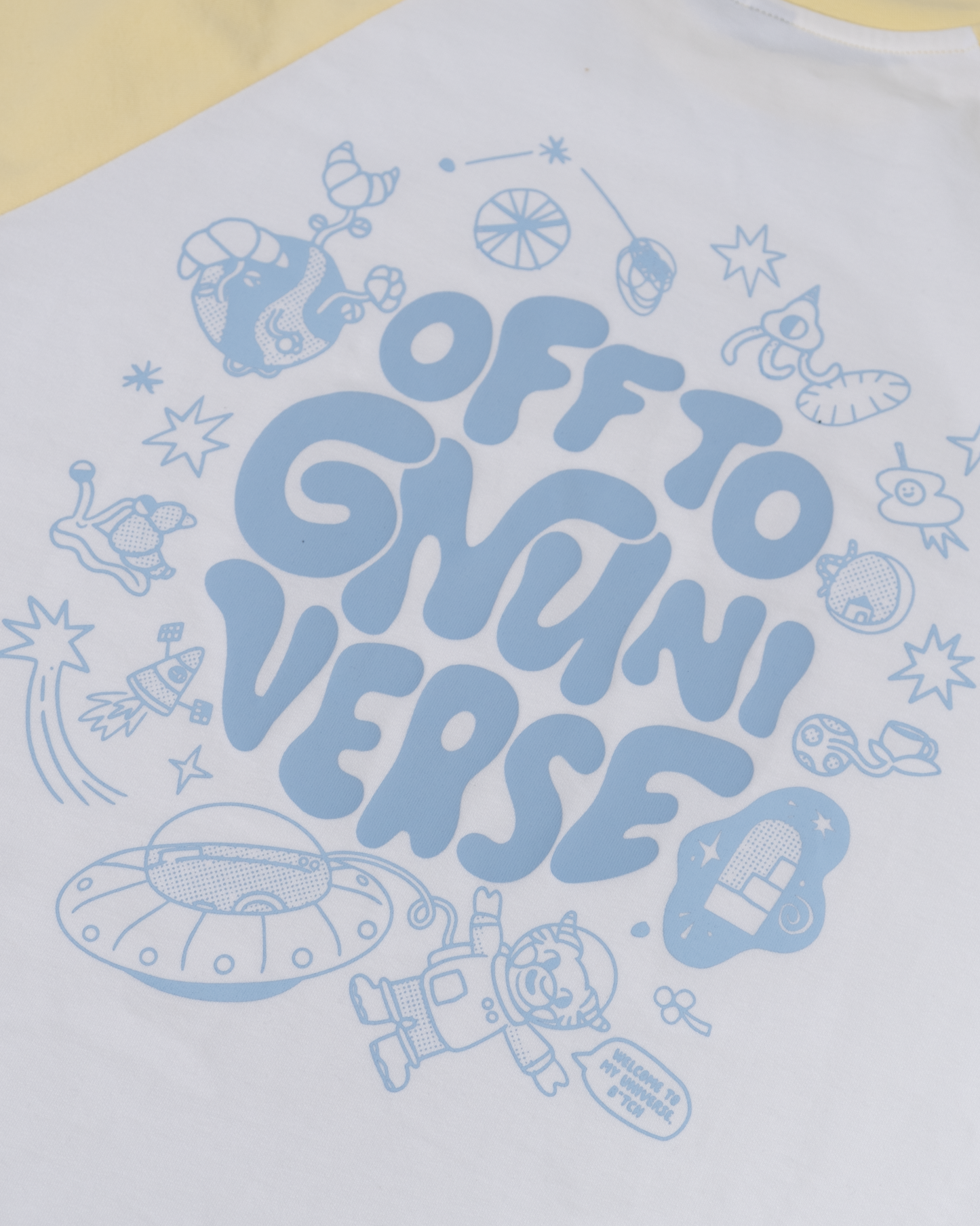 Oversized Tee - Gnuniverse White