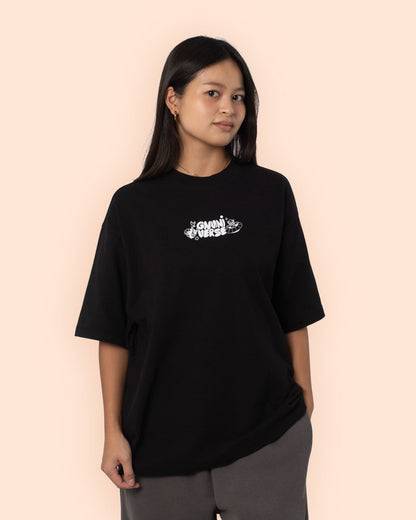 Oversized Tee - Gnuniverse Black