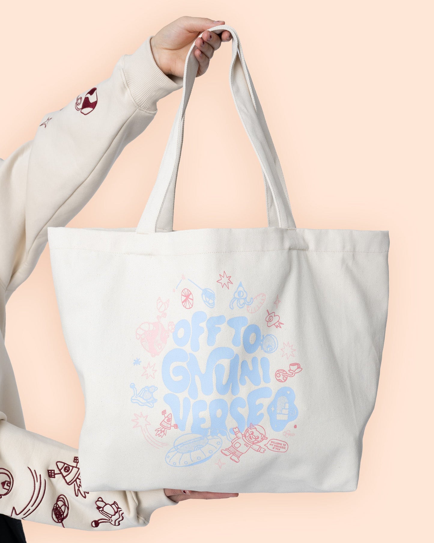 Tote Bag - Gnuniverse Beige