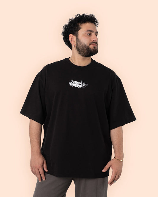 Oversized Tee - Gnuniverse Black