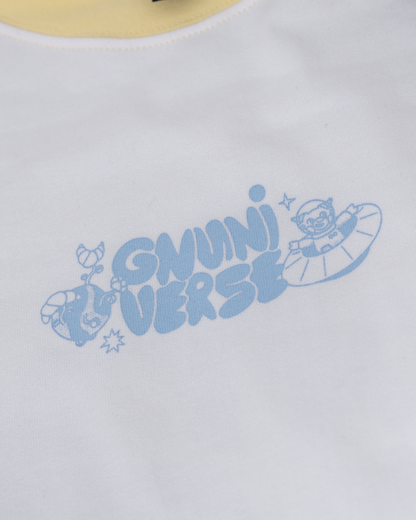 Oversized Tee - Gnuniverse White